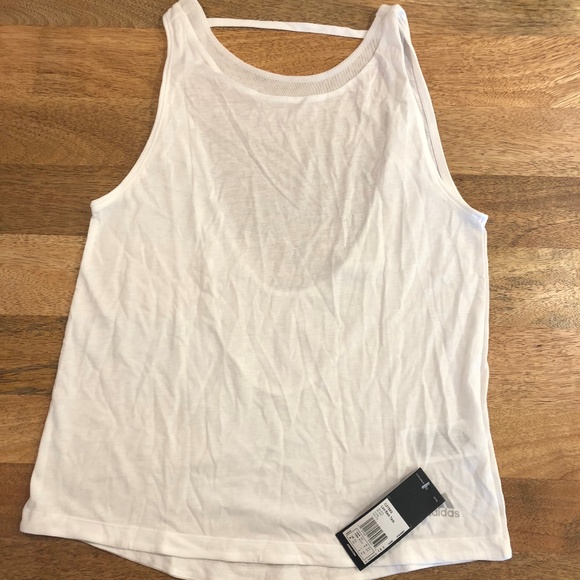 adidas low back tank